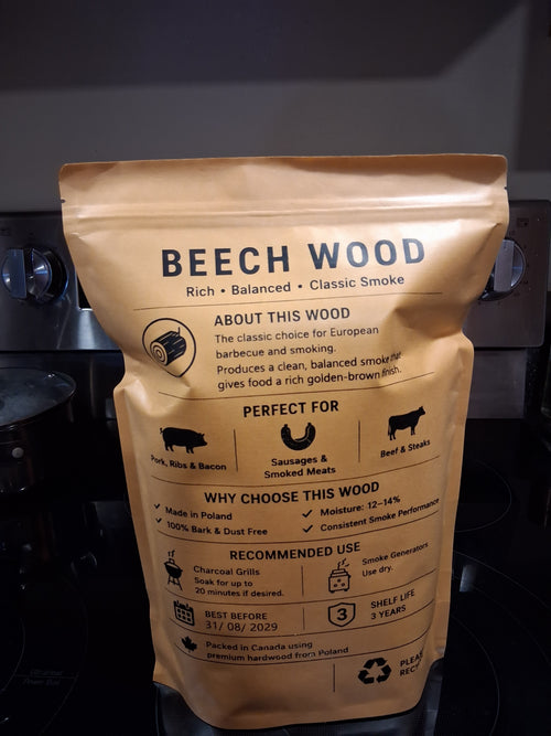 Premium Beech Wood Chips for Smoking – 600 g